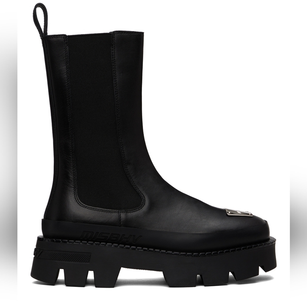 Misbhv Black 'The 2000' Chelsea Boots size 42 BNWB (no lid)